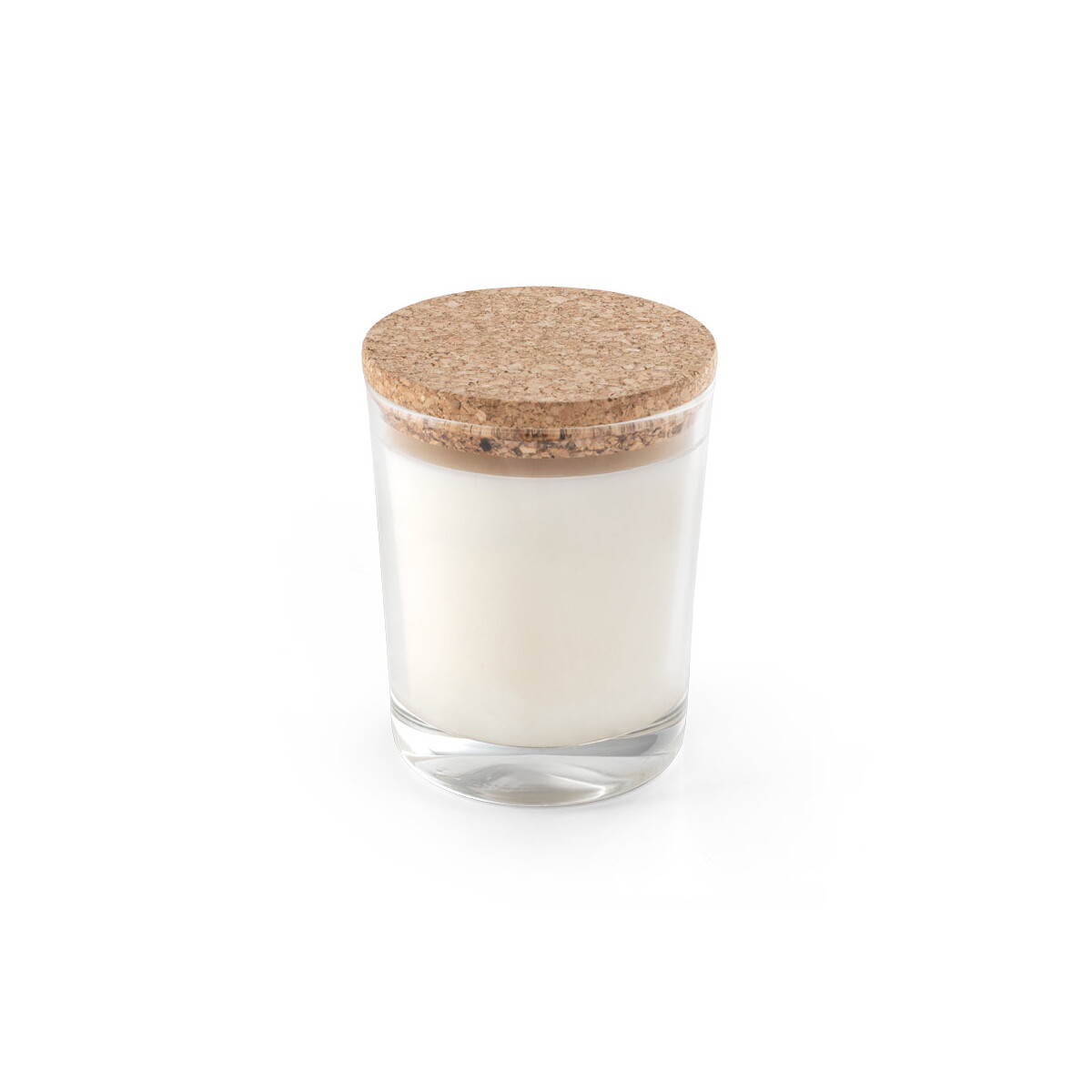 ZEN 180. Aromatyczna świeca w szklanym kubku z korkową pokrywką 180 g - Transparentna 95078_110