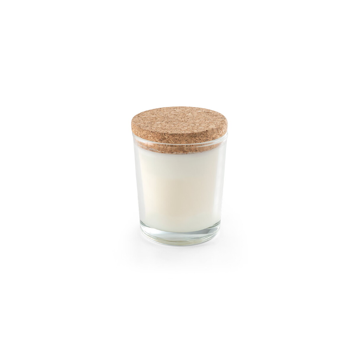 ZEN 80. Aromatyczna świeca w szklanym kubku z korkową pokrywką 80 g - Transparentna 95077_110