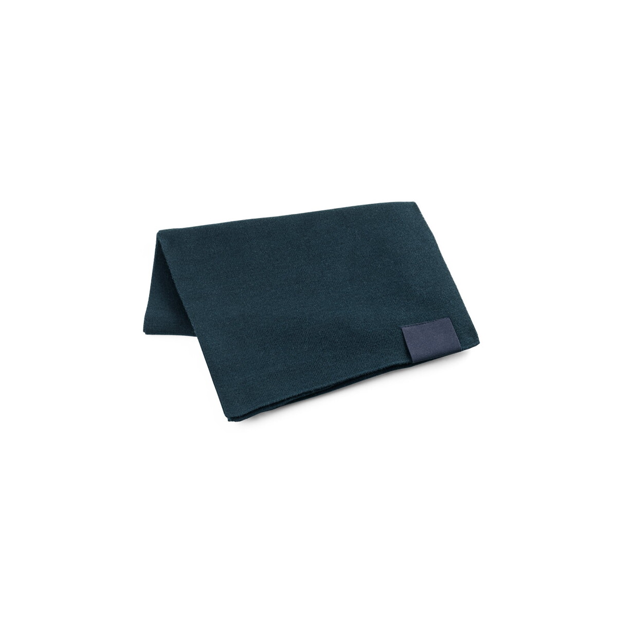 SERENITY. Szalik z poliestru z recyklingu (100% rPET) z przeszyciami do personalizacji - granatowy 99097_134
