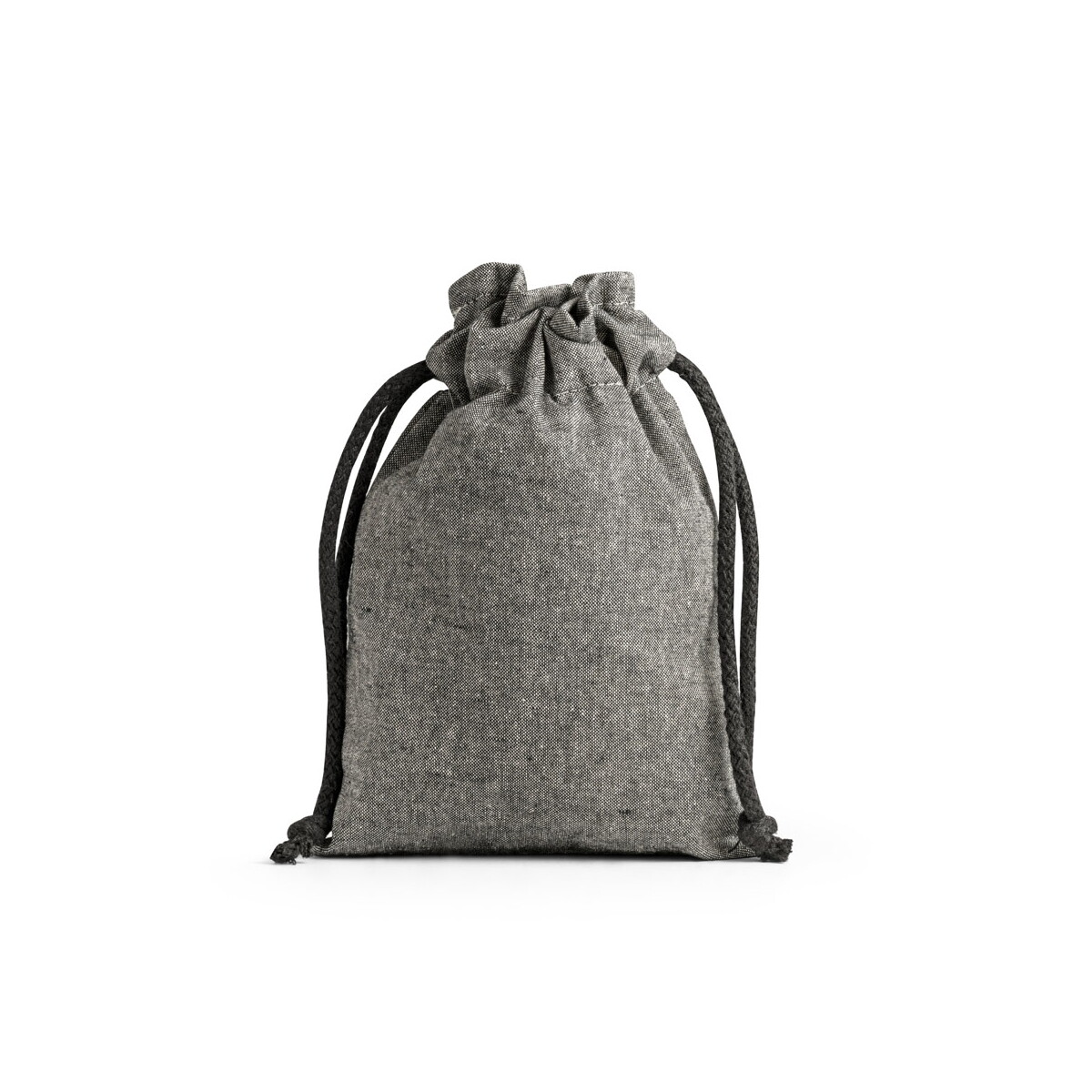 GIBRALTAR. Torebka prezentowa z bawełny z recyklingu (70%), poliestru (30% rPET) (140 g/m²) - Czarna 92076_103