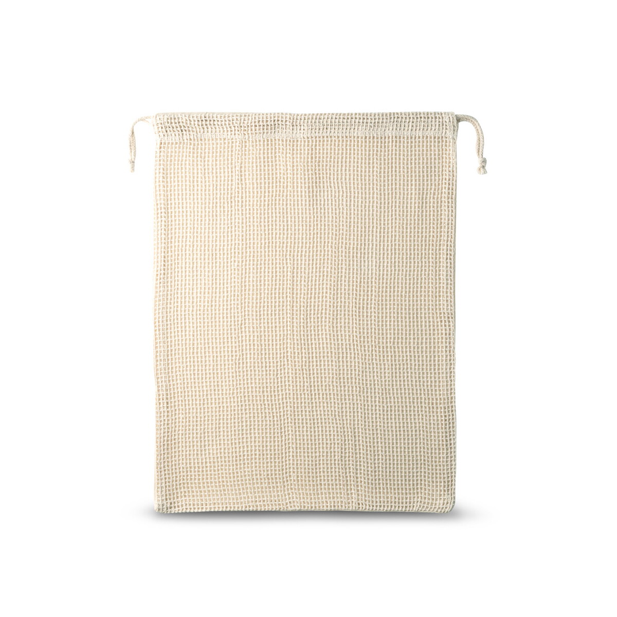 NAPOLI. Torba ze 100% bawełny (120 g/m²) z siateczką ze 100% bawełny z przodu (100 g/m²) - Jasna naturalna 92935_150