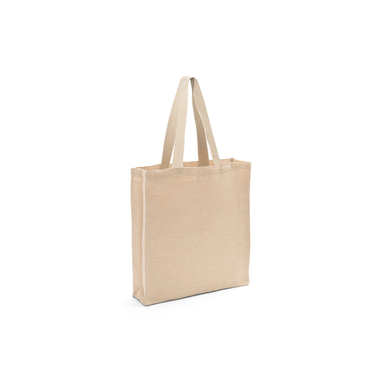 PADOVA. Torba z juco (275 g/m²) z wewnętrzną kieszenią ze 100% bawełny (120 g/m²) - Naturalna 92937_160