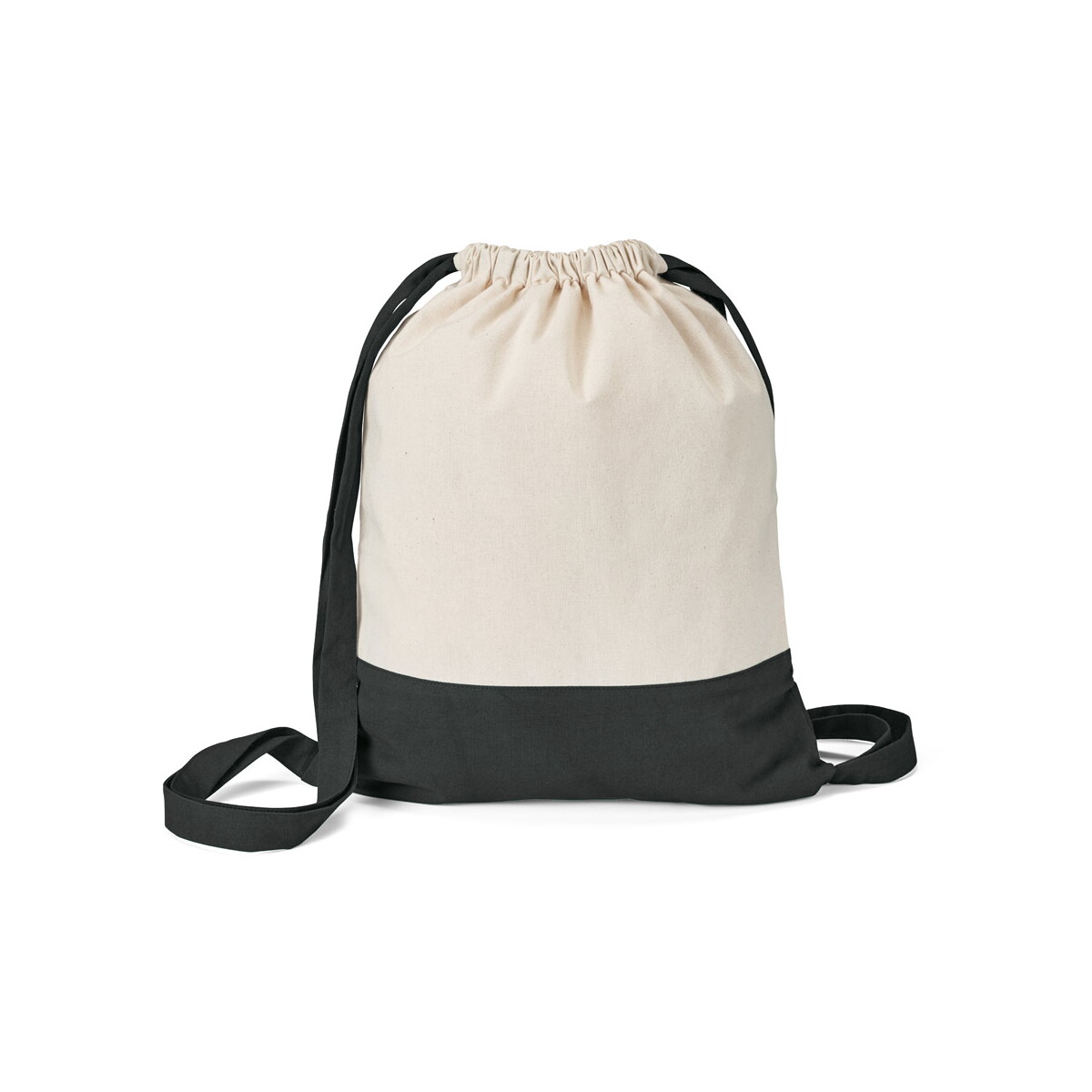 ROMFORD. Worek ze sznurkiem, 100% bawełna (180 g/m²) - Czarny 92913_103