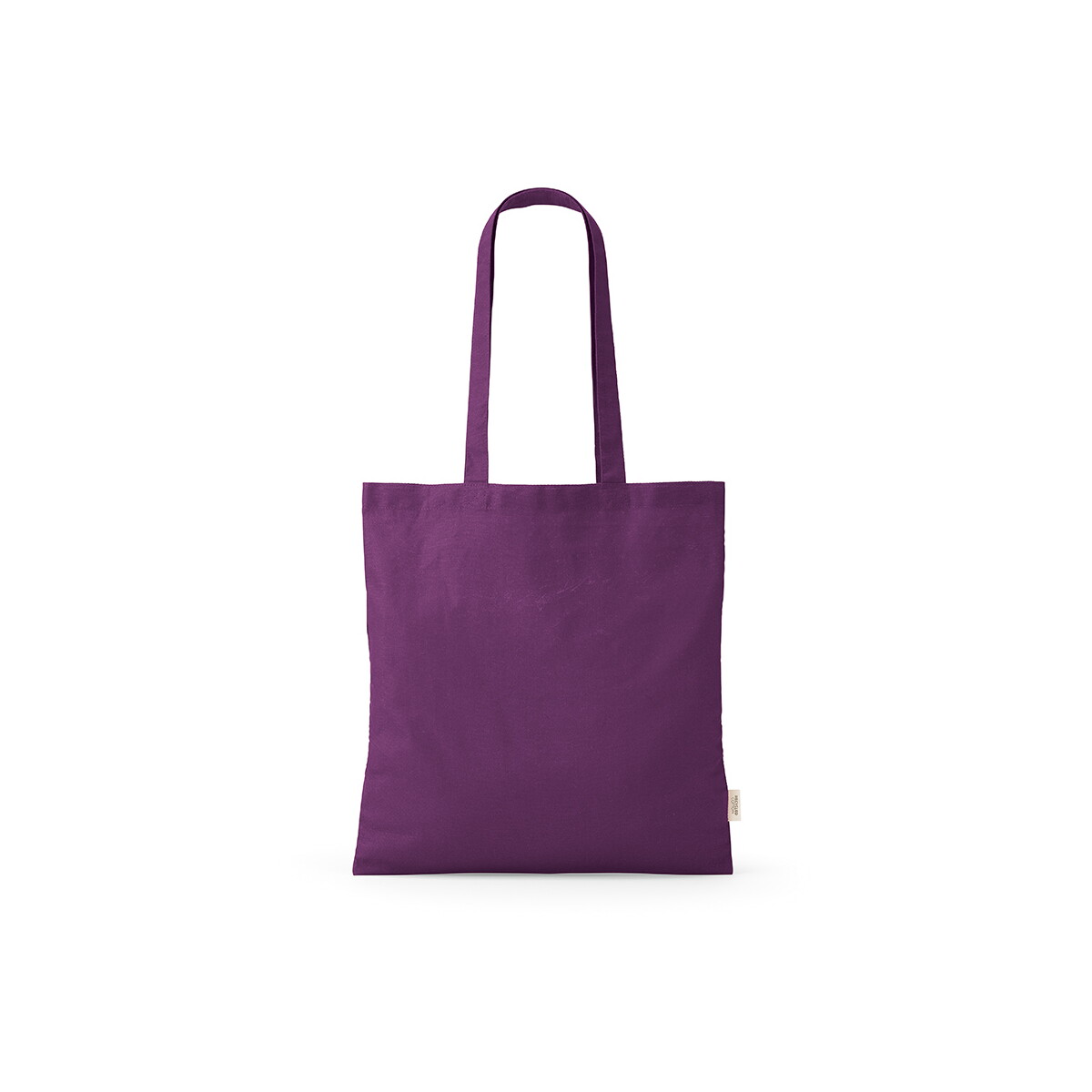 Torba na zakupy Everest bawelna z recyklingu 140 gsm - Fioletowa ASB001_132