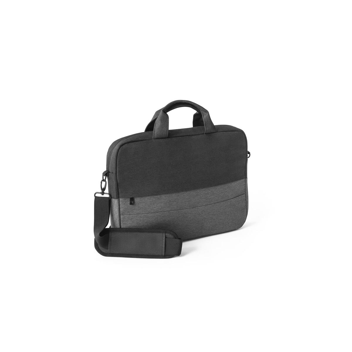 GENOA. Wyściełana torba na laptopa z recyklingowanego poliestru 600D o wysokiej gęstości 15” - Szara 92086_113