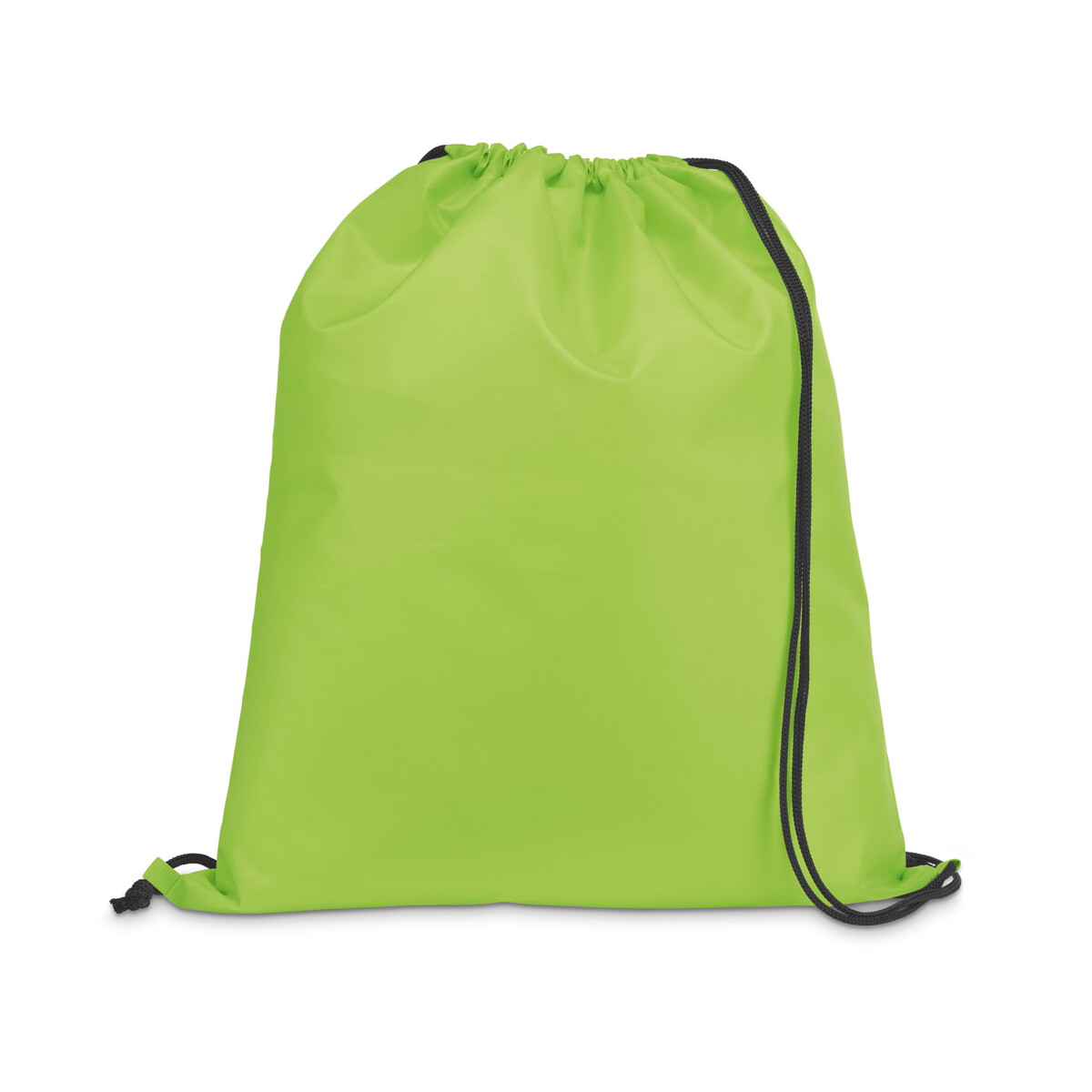 CARNABY. Worek typu plecak z 210D z czarnym sznurkiem - Jasno zielony 92910_119