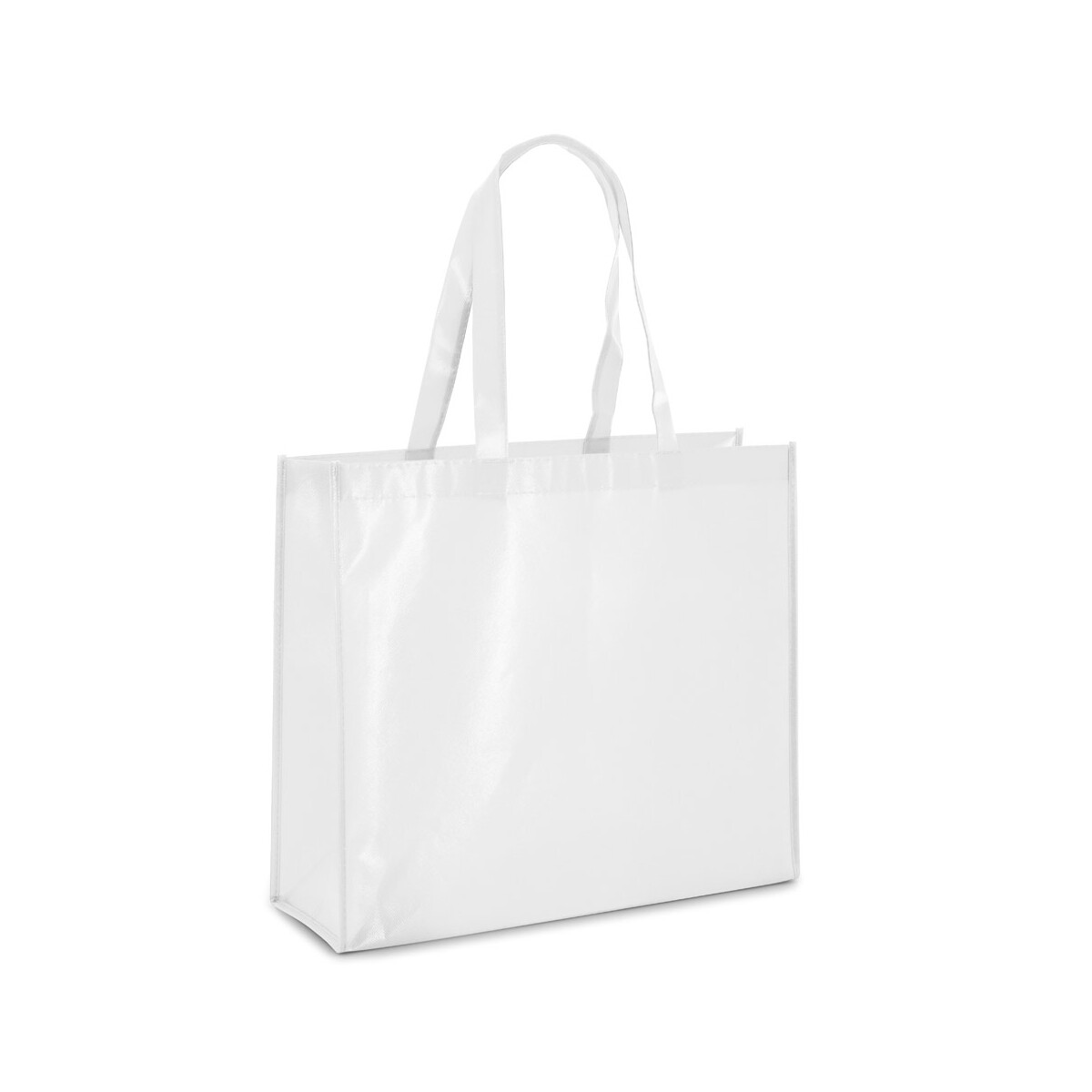 MILLENIA. Laminowana torba non-woven (110 g/m²) - Biała 92833_106