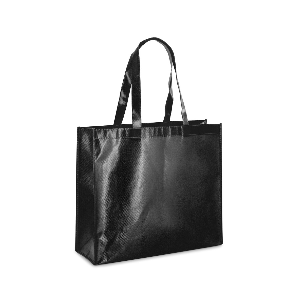 MILLENIA. Laminowana torba non-woven (110 g/m²) - Czarna 92833_103
