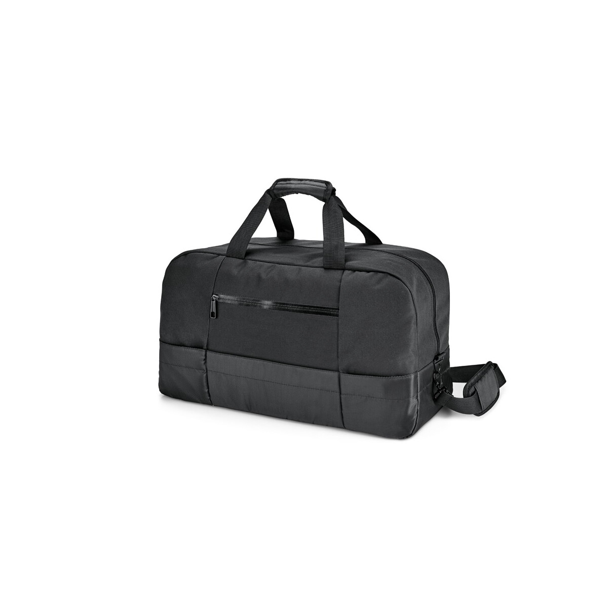 ZIPPERS SPORT. Torba sportowa wykonana z żakardu 840D i 300D - Czarna 92516_103