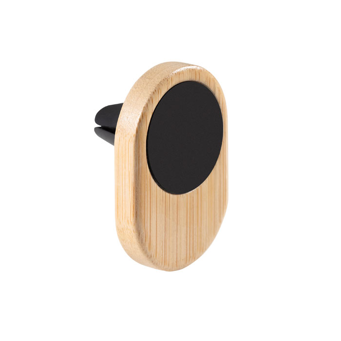 Magnetyczny uchwyt na telefon ELLAGAN - drewniany mo6864-40