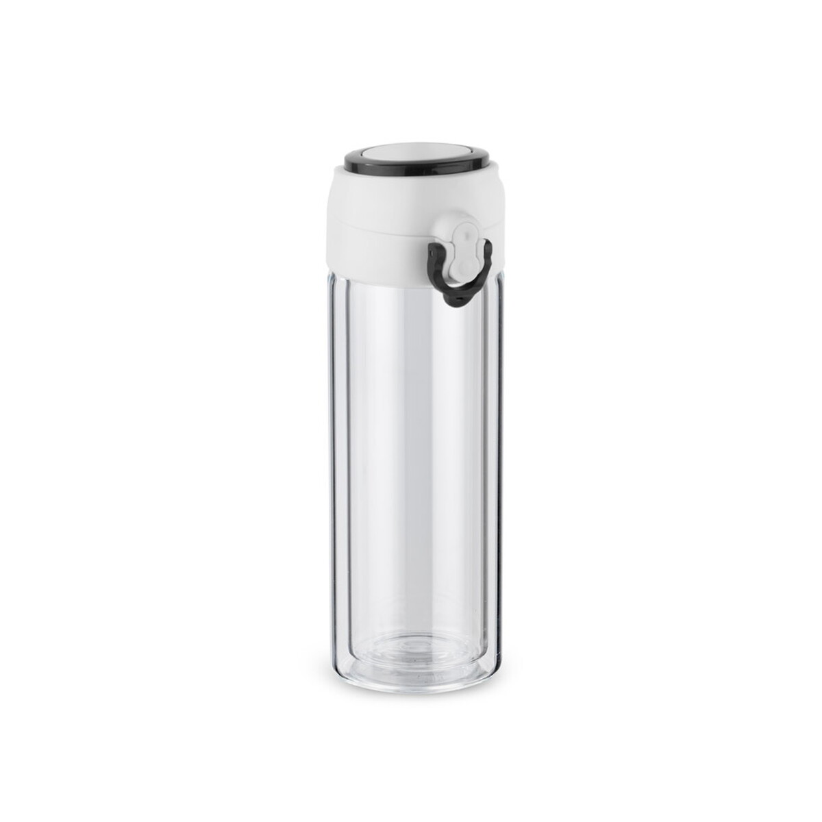 Bidon szklany VAKO 260 ml - czarny 16206-02