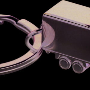 Brelok TIR 3D - srebrny 17067