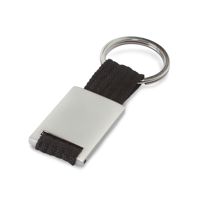 Prostokątny brelok TECH - czarny it3020-03
