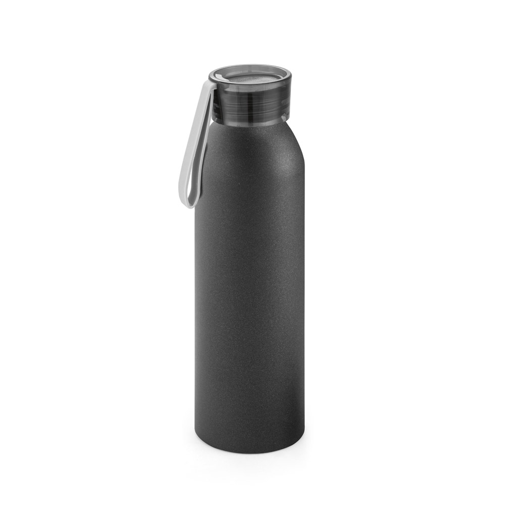 RIO. Aluminiowa butelka z zakrętką PP 660 ml - Czarna 94059_103