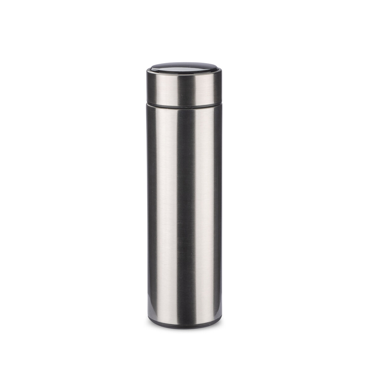 Butelka termiczna z termometrem LEDIKT 440 ml - srebrna 16237-00