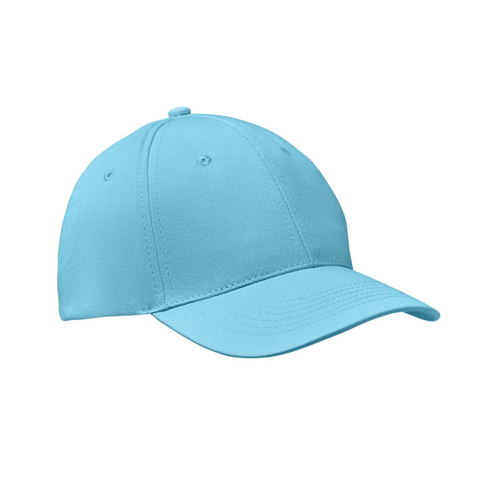 Czapka baseballowa 6 paneli BASIE - baby blue mo8834-66