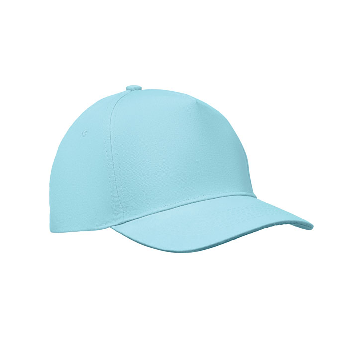 Czapka z daszkiem 5-panelowa SUNNY - baby blue mo2345-66