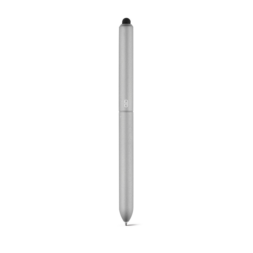 Długopis z końcówką dotykową, aluminium - Satynowy srebrny 11152_127