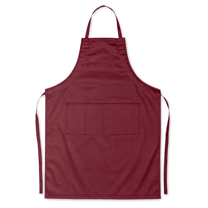 Fartuch kuchenny regulowany FITTED KITAB - burgund mo8441-02