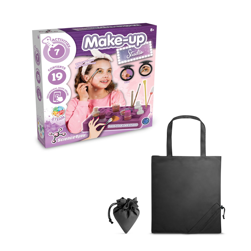 Makeup Studio Kit II. Gra edukacyjna dostarczany ze składaną torbą prezentową 190T - Czarna 35848_103