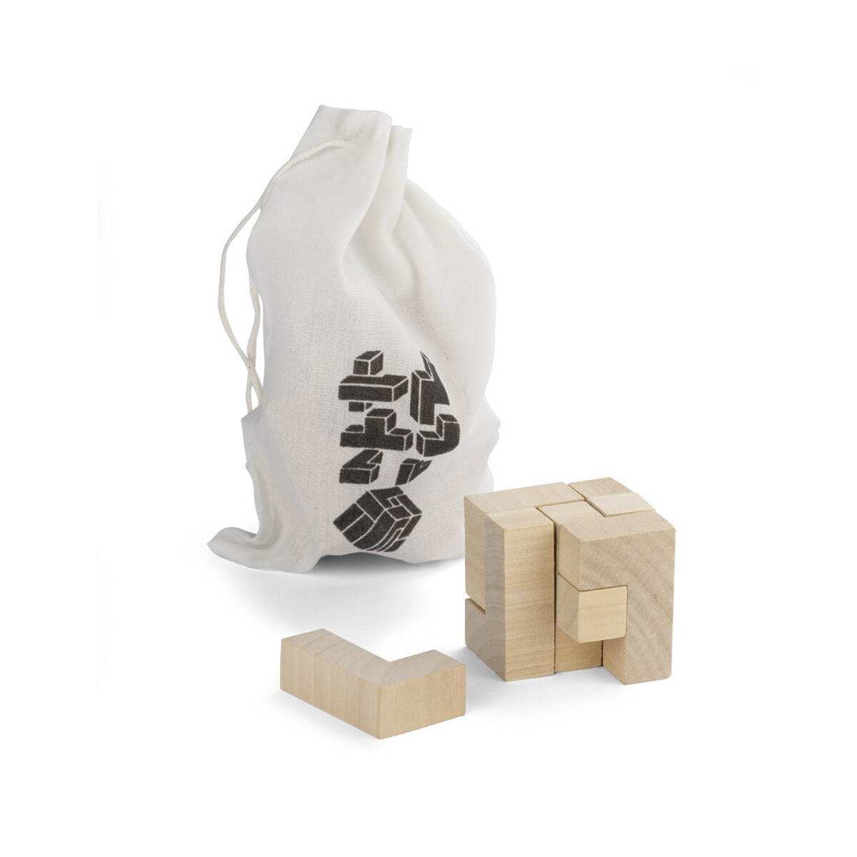 Układanka CUBE - naturalna 20088