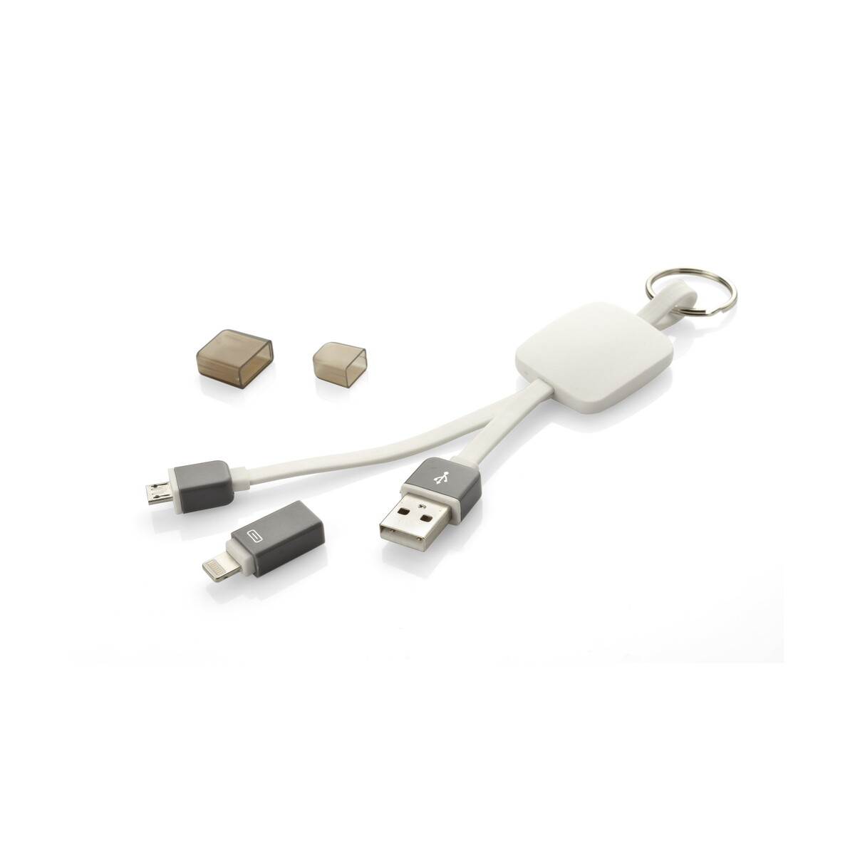 Kabel USB 2 w 1 MOBEE - biały 45009-01
