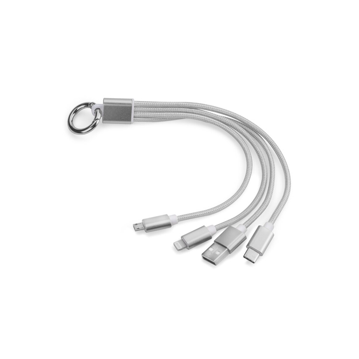 Kabel USB 3 w 1 TAUS - srebrny 09106-00