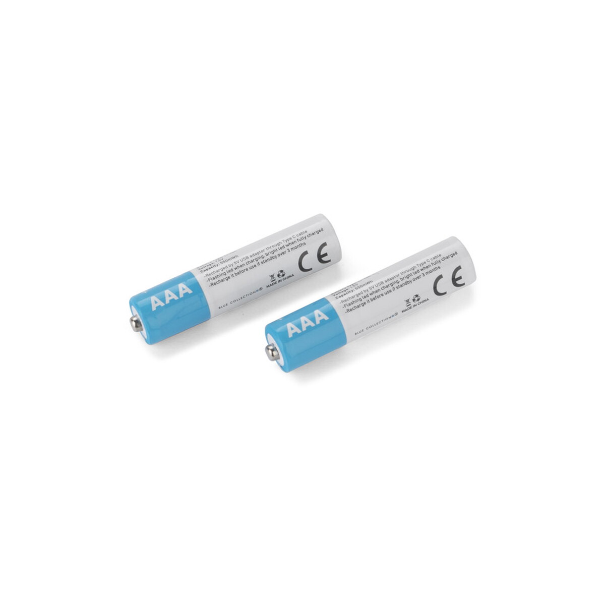 Zestaw akumulatorków AAA 450 mAh - przezroczyste 09126