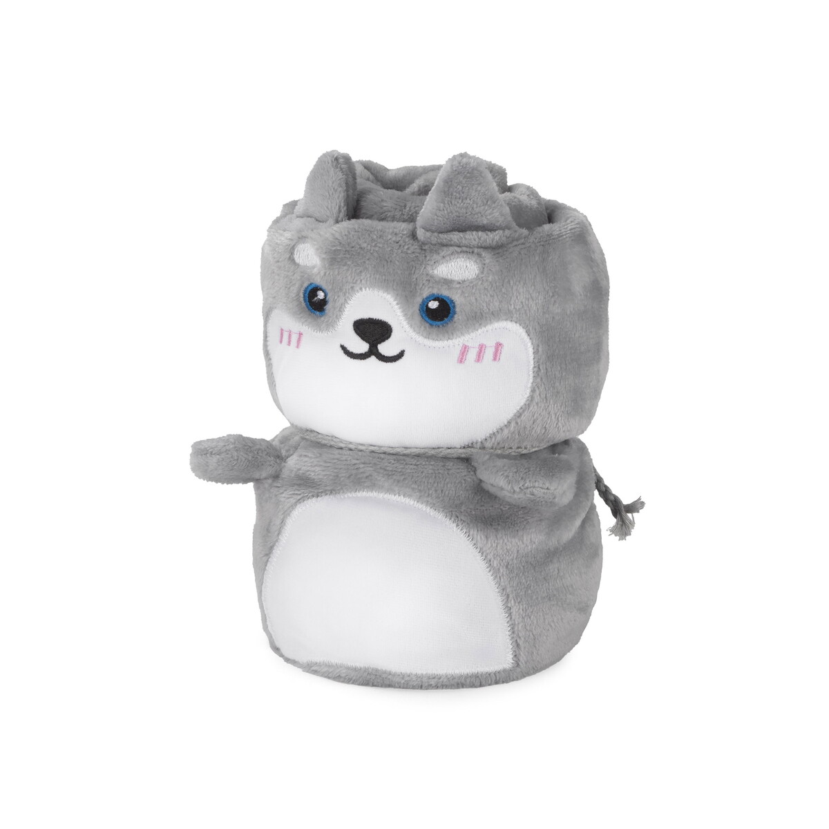 Kocyk polarowy WOOLY - szary 20411