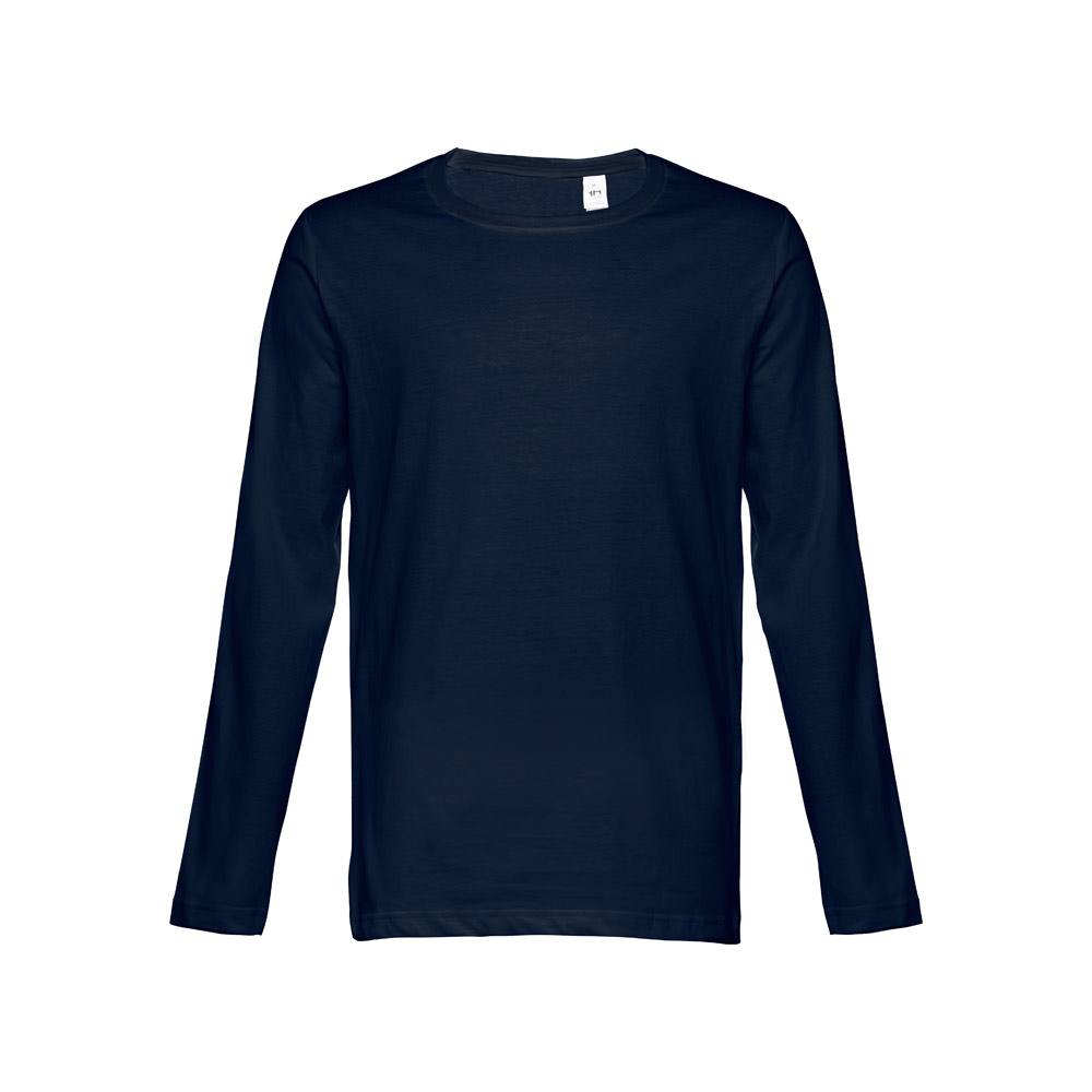 THC BUCHAREST. Męski t-shirt z długim rękawem - Granatowy 30124_104