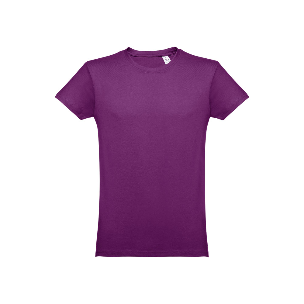 THC LUANDA. T-shirt męski z bawełny rurkowej - purpurowy 30102_132