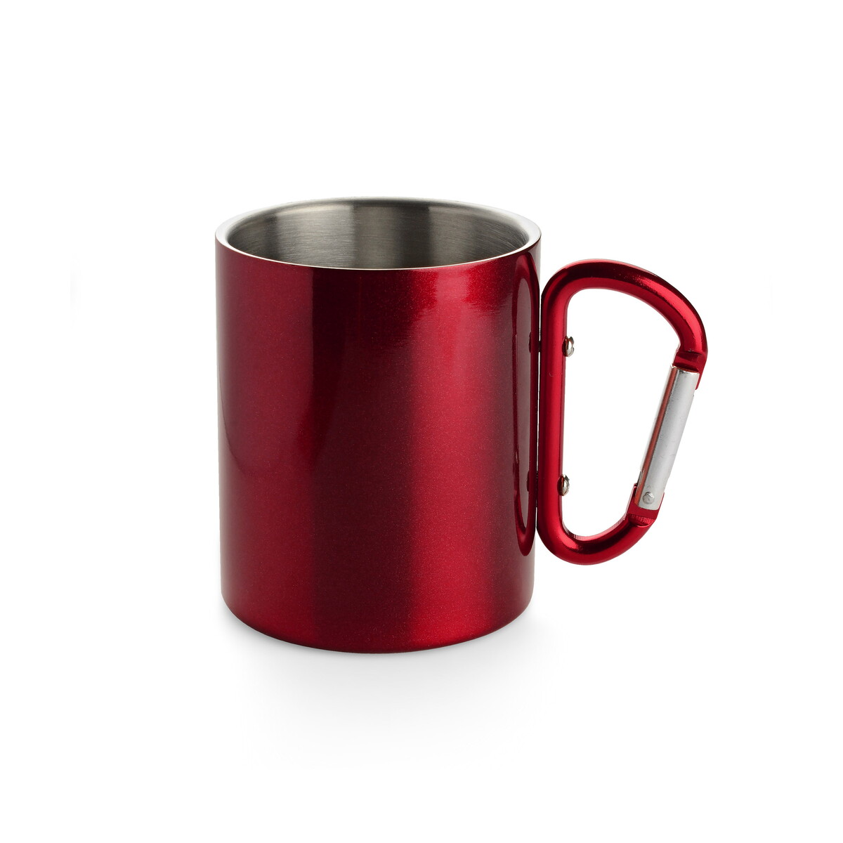 Kubek z karabińczykiem CAMP 250 ml - czerwony 17667-04