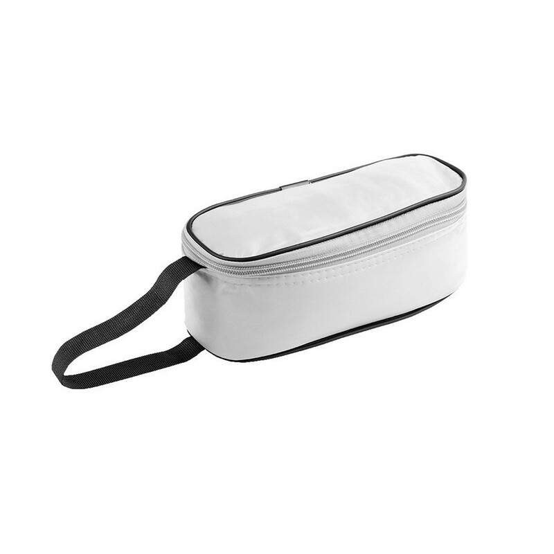 Pudełko śniadaniowe ok. 500 ml, torba termoizolacyjna - biała V9970-02_AAA01