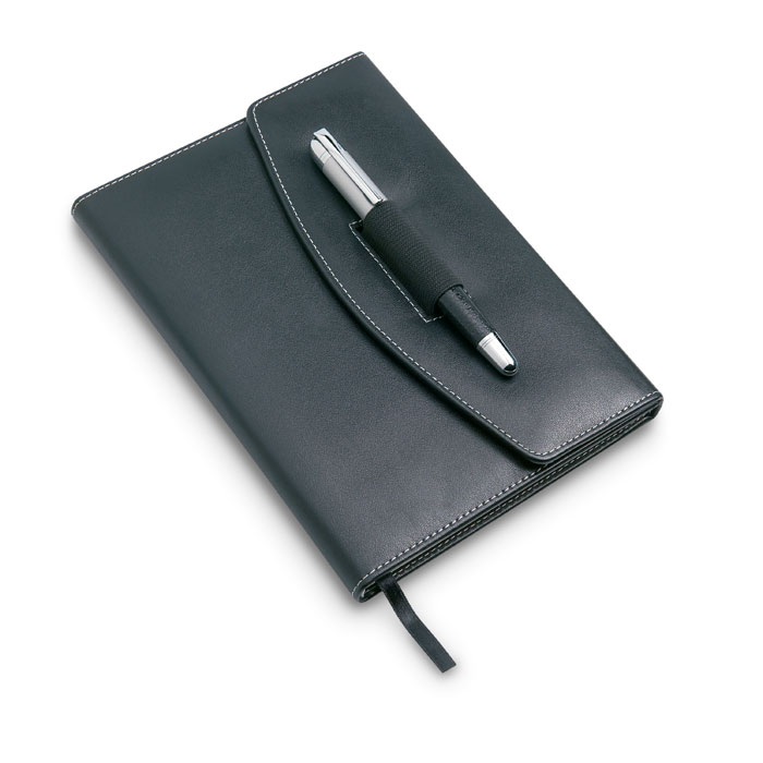Notes A5 i długopis NOVA - czarne kc6856-03