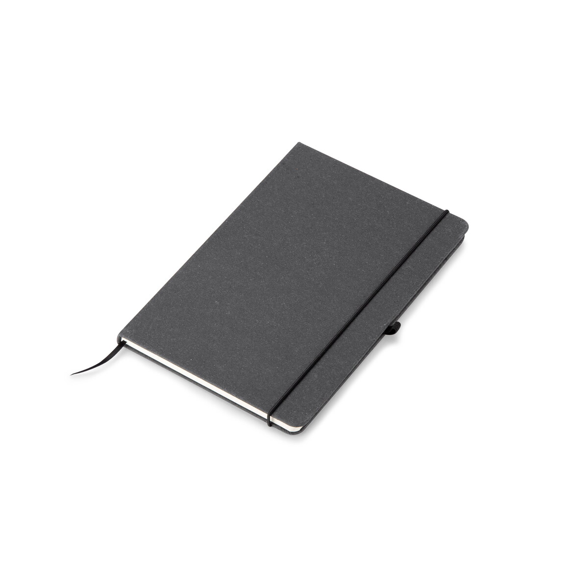 Notes z recyklingowanego PU, GLITZO A5 - czarny 18010-02