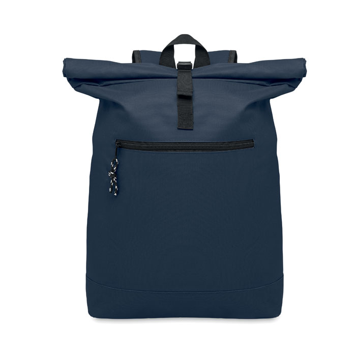 Plecak rolltop poliester 600D IREA - niebieski mo2170-04