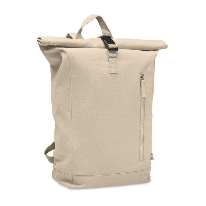 Plecak typu rolltop 390 gr/m² KAMET - beżowy mo2552-13