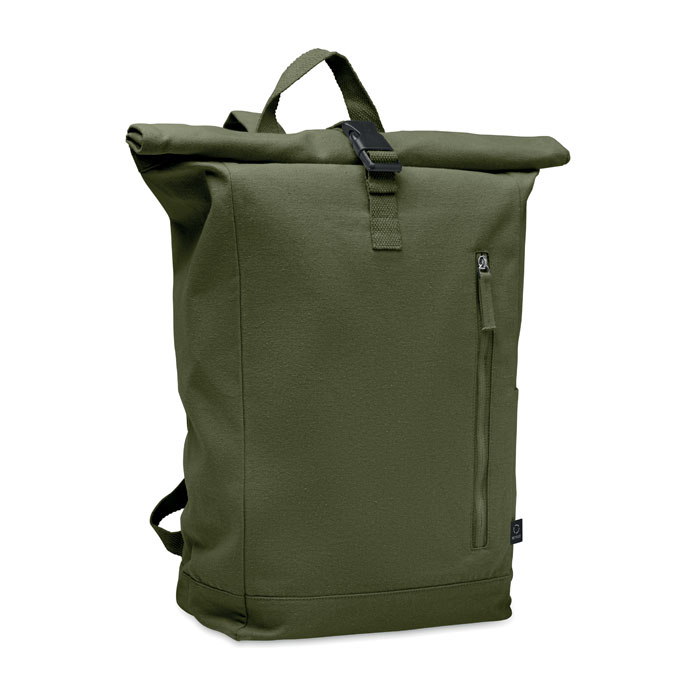 Plecak typu rolltop 390 gr/m² KAMET - zielony wojskowy mo2552-49