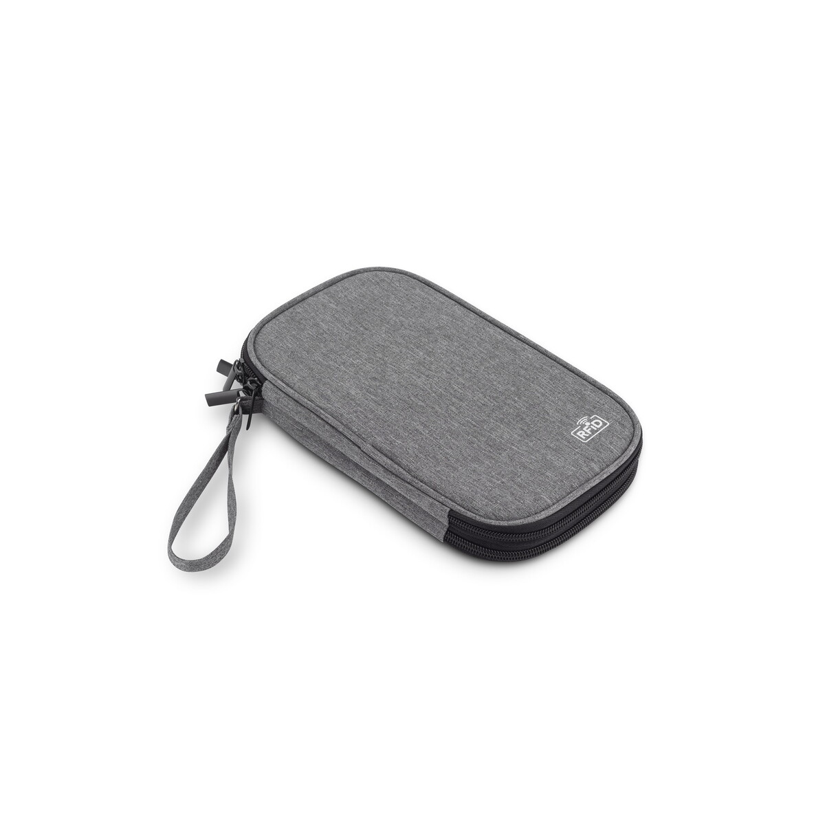 Portfel podróżny rPET CHILLGO, RFID - szary 20707-14
