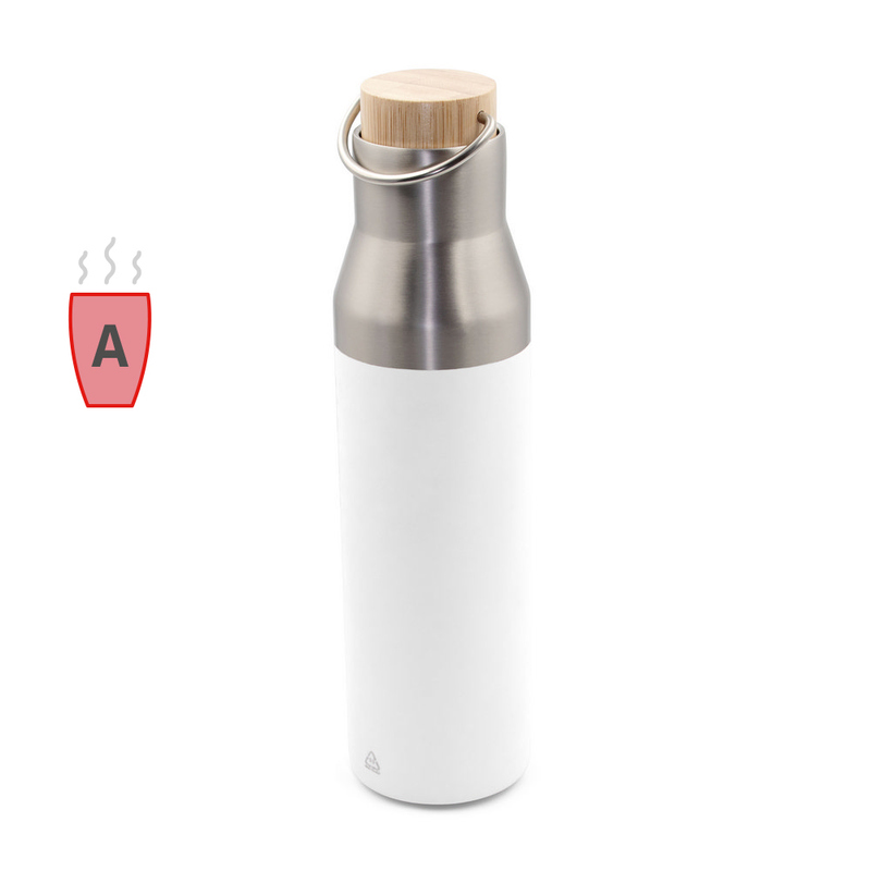 Butelka termiczna 550 ml | Zah - biała VA098-02_AAA00