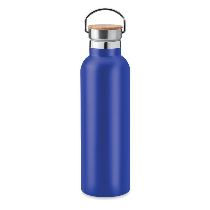 Termos dwuścienny 750ml HELSINKI MED - niebieski mo6372-04