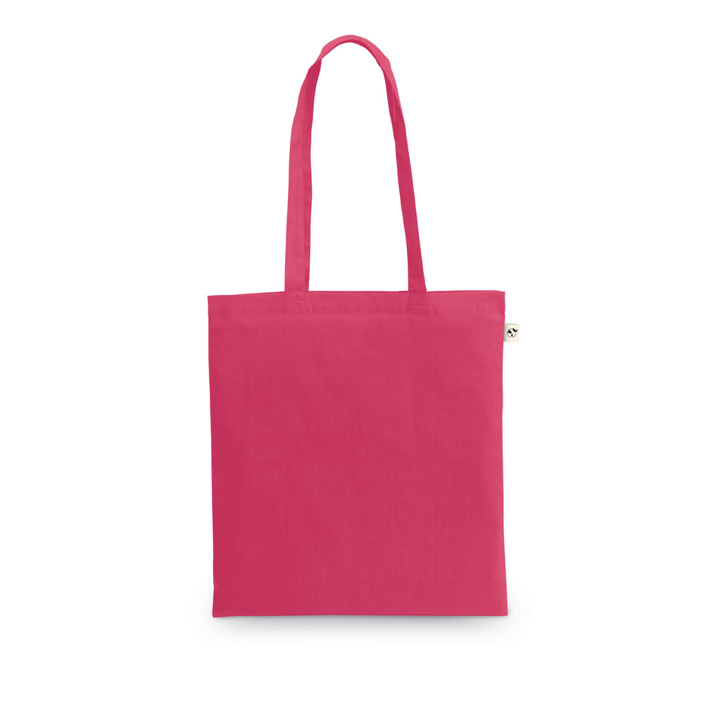 MEXICO. Torba wykonana w recyklingowanej bawełny (70%) i w poliestru (30% rPET) (150 g/m²) - Różowa 92323_102