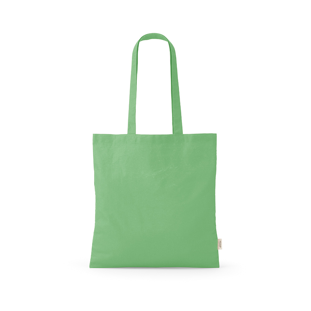 Torba na zakupy Everest bawelna z recyklingu 140 gsm - Jasnozielona ASB001_119