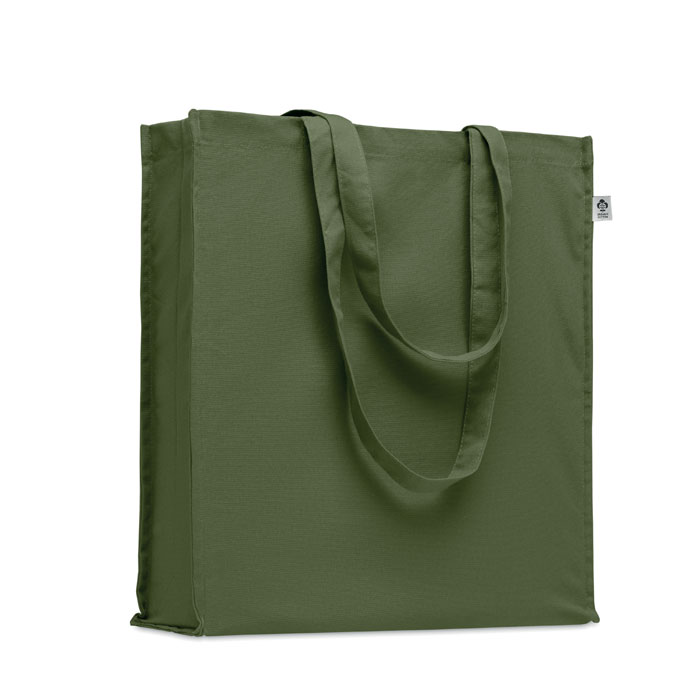 Torba z bawełny organicznej BENTE COLOUR - zielona mo2197-09