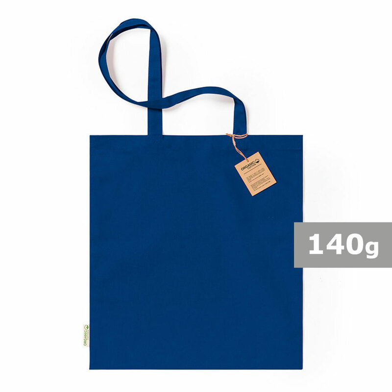 Torba z bawełny organicznej na zakupy - granatowa V8269-04_AAA00