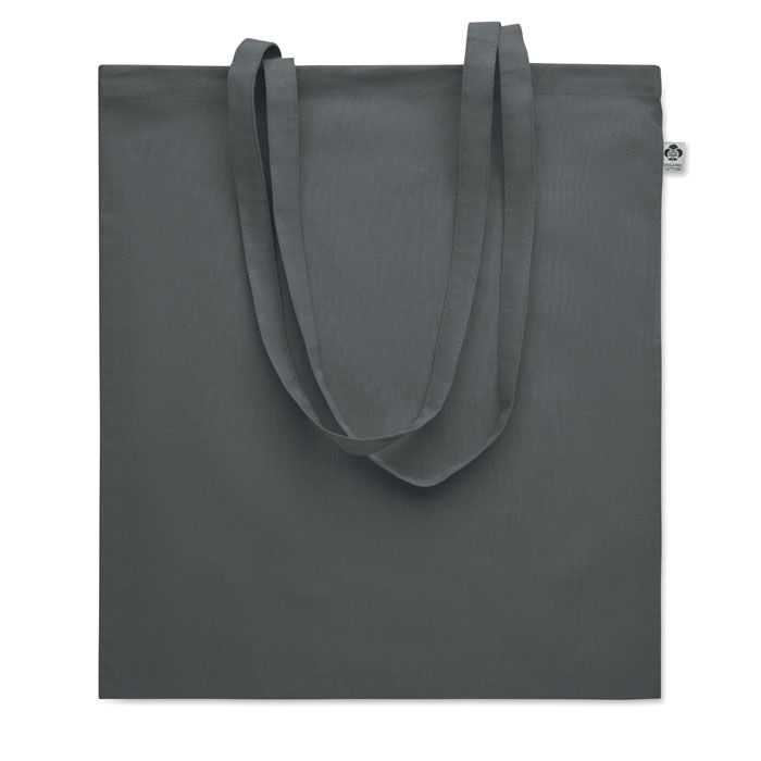 Torba z bawełny organicznej NUORO COLOUR - kamienna szara mo6711-15