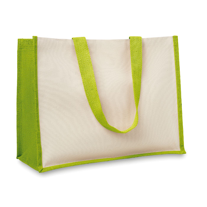 Torba na zakupy CAMPO DE FIORI - limonkowa mo8967-48