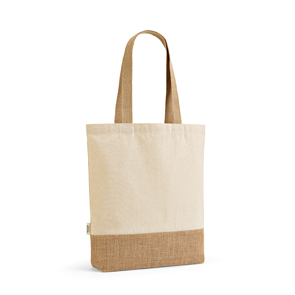 Torba na zakupy Puncak Bawelna z recyklingu 180 gsm - Naturalna ASB012_160