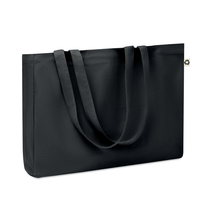 Torba z recyklingu 280 gr/m² RESPECT COLOURED - czarna mo6380-03