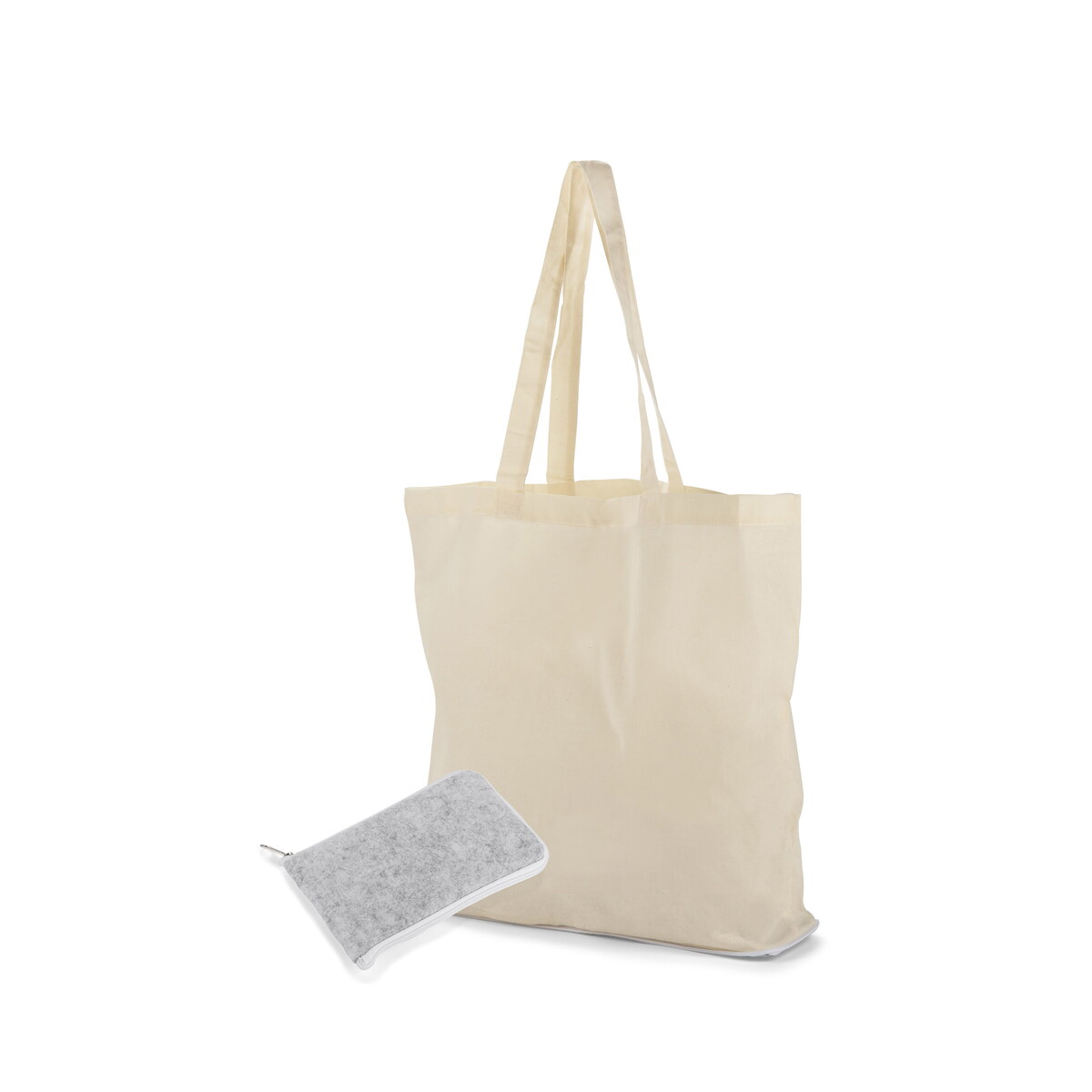 Torba składana na zakupy FLIN 120 g - szara 20805-14